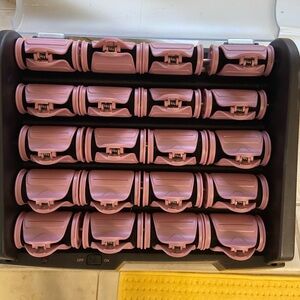 Pink Hot Rollers Set